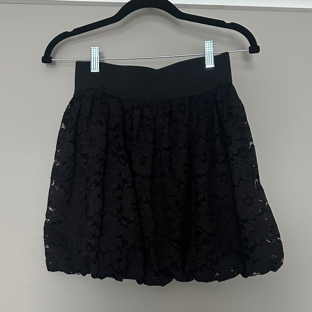 Elegant Black Lace Skirt